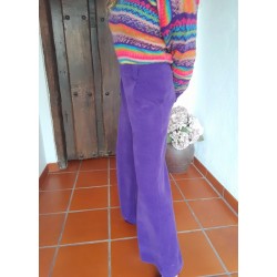 ART MORADO, PANTALÒN DE PANA ELÀSTICO