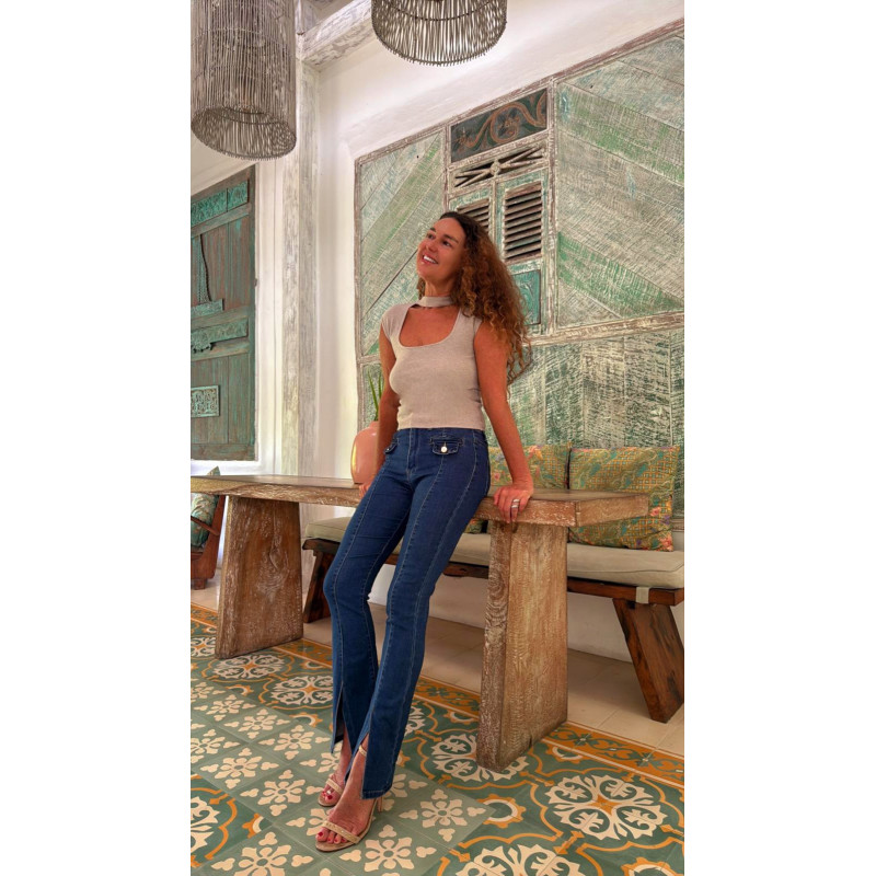 COVE BEIGE, TOP DE PUNTO