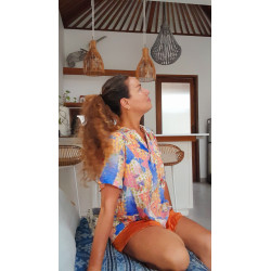 SOL, Blusa de manga corta estampada