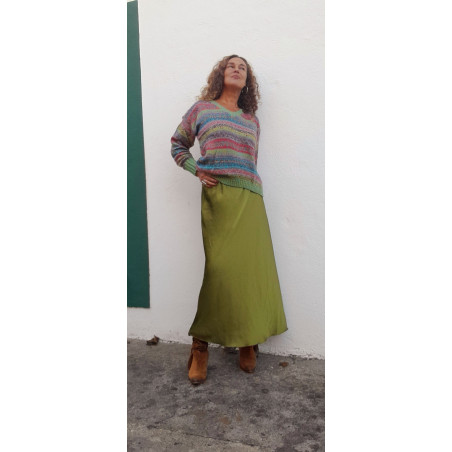 GINA VERDE , FALDA MIDI