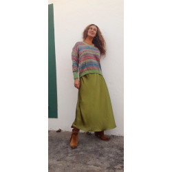 GINA VERDE , FALDA MIDI