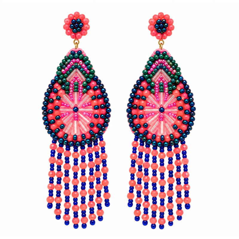 PIA, Pendientes largos con strass