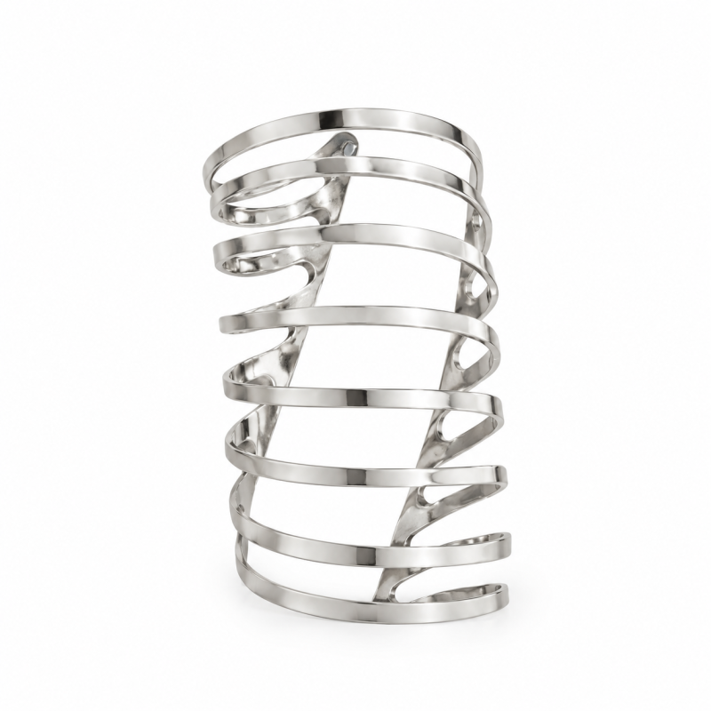 GUGEN, BRAZALETE PLATEADO XL