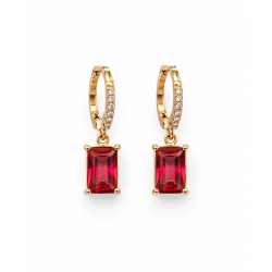 AUDREY ROJO, Pendientes cristal