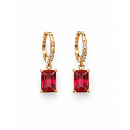 AUDREY ROJO, Pendientes cristal